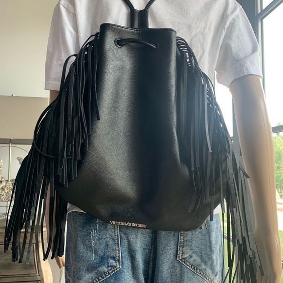 Victoria Secret Fringe Backpack - Picture 2 of 10